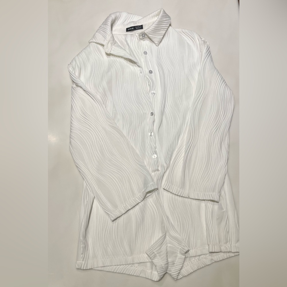 White SHEIN romper
